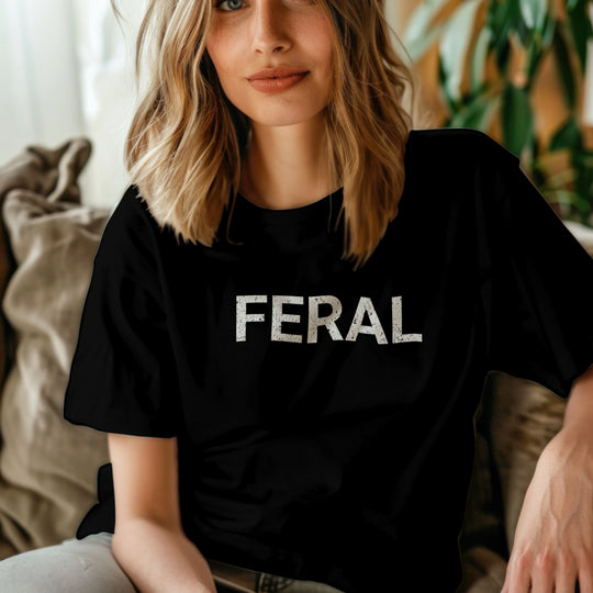 Feral Text Graphic Tee