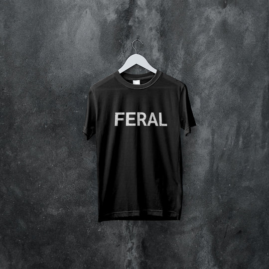 Feral Text Graphic Tee